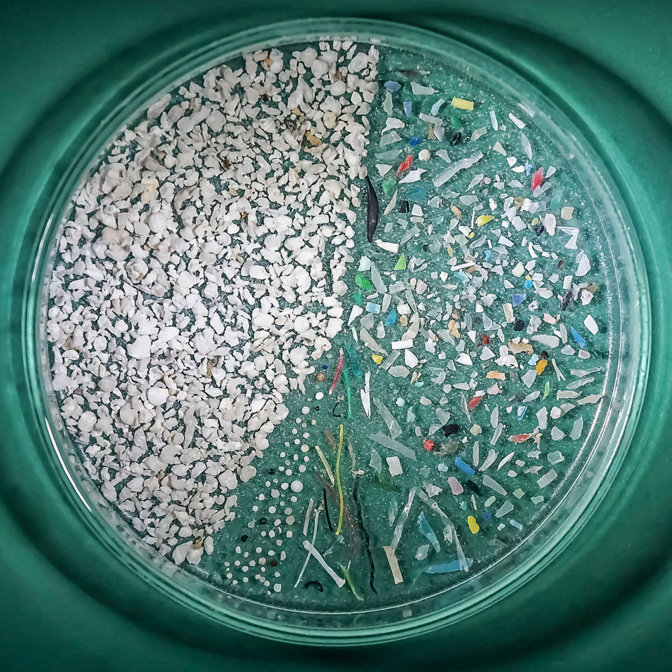 Microplastic sample HKU
